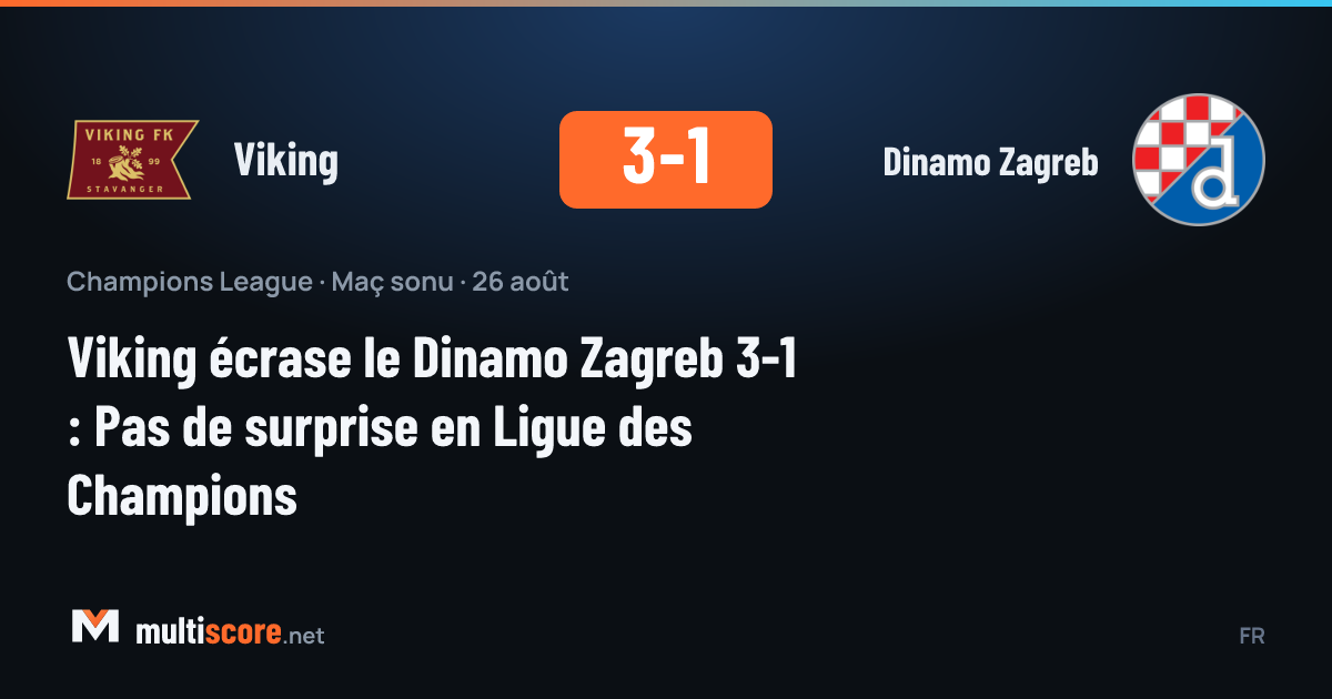 Viking - Dinamo Zagreb