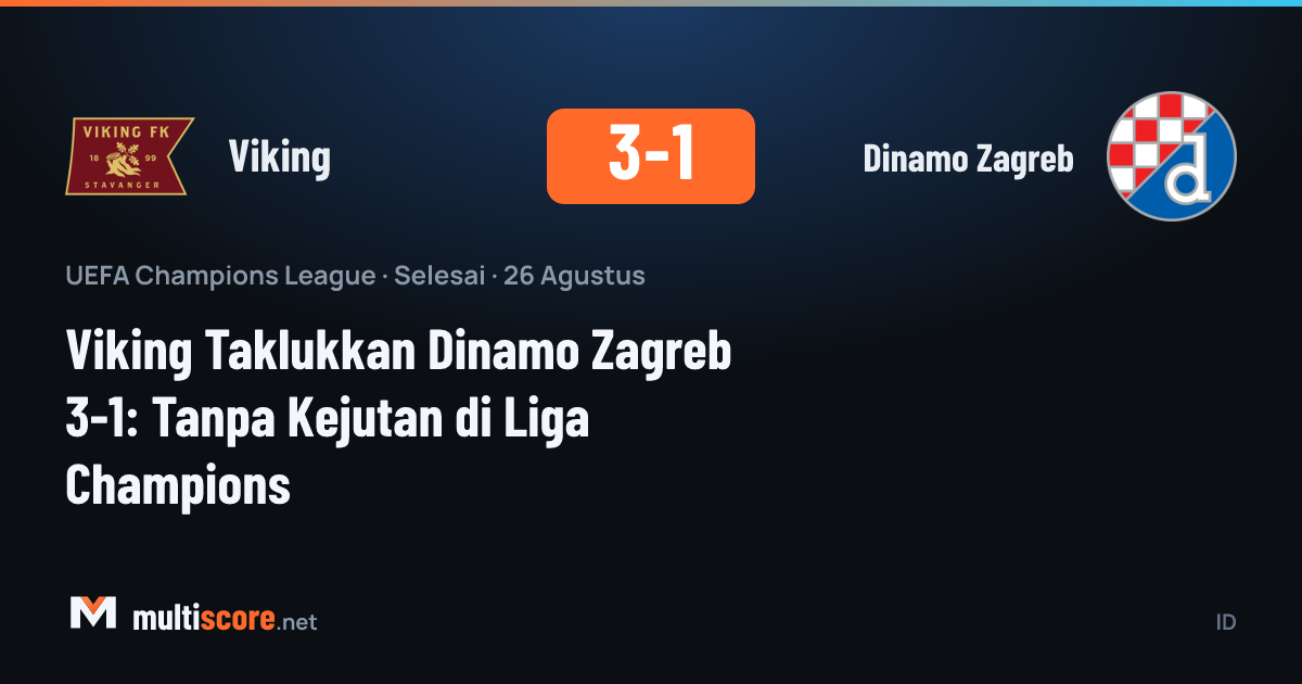 Viking - Dinamo Zagreb