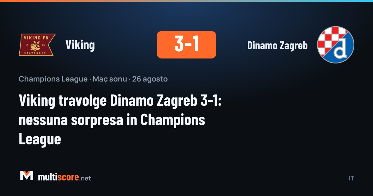 Viking - Dinamo Zagreb