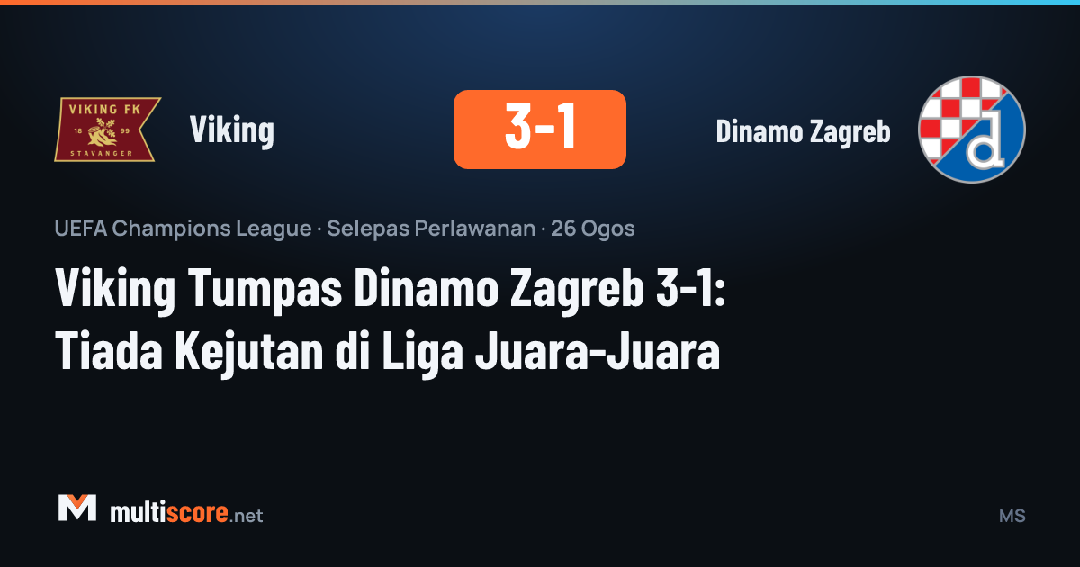Viking - Dinamo Zagreb