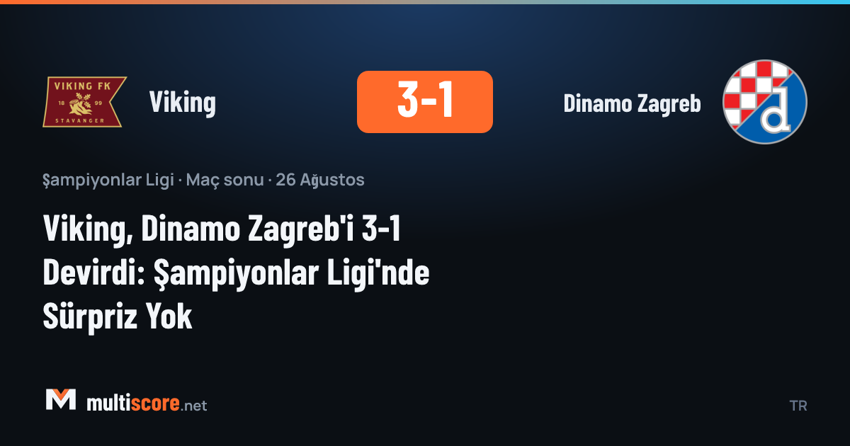 Viking - Dinamo Zagreb