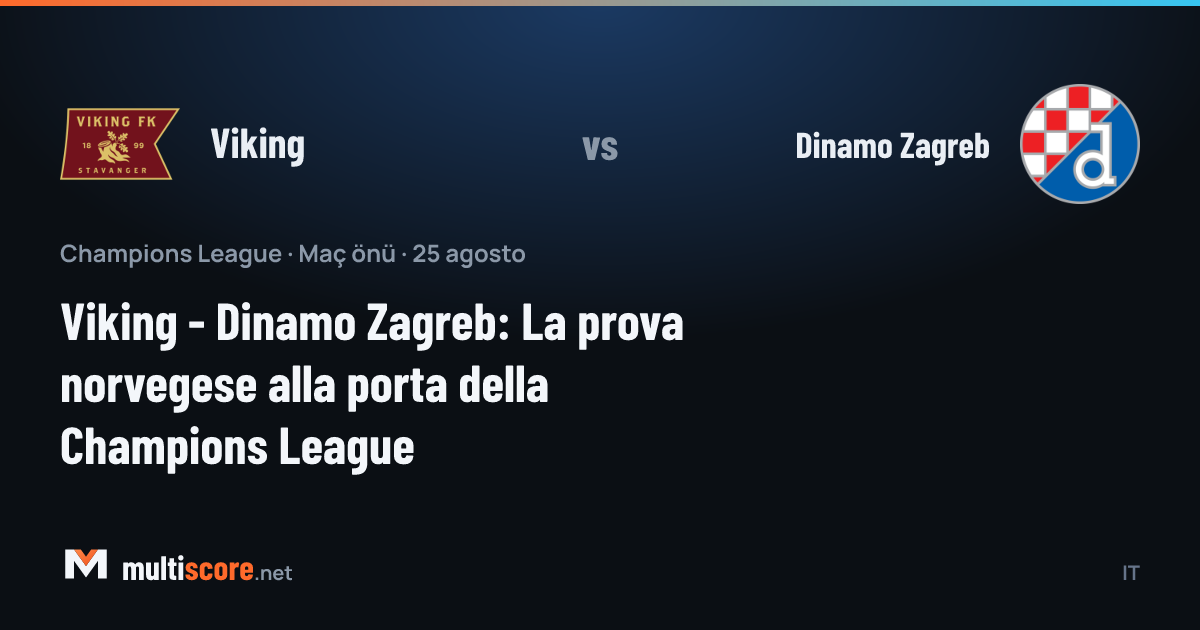 Viking - Dinamo Zagreb