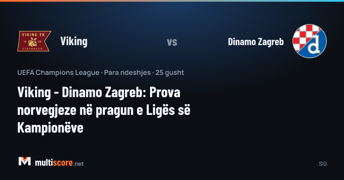 Viking - Dinamo Zagreb