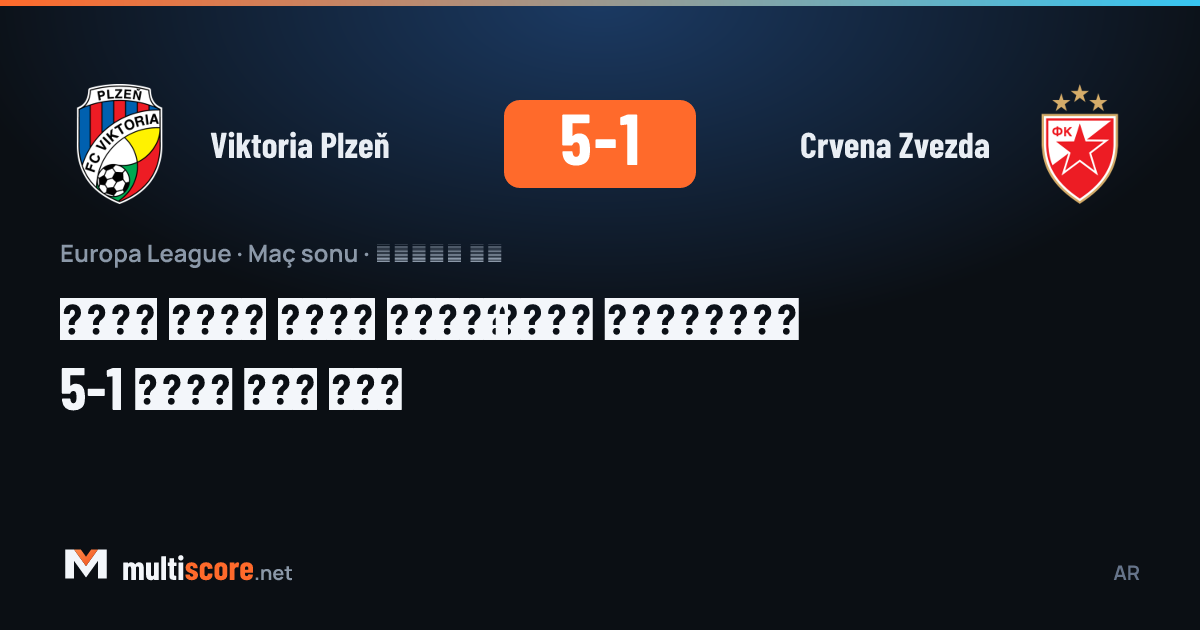 Viktoria Plzeň - Crvena Zvezda
