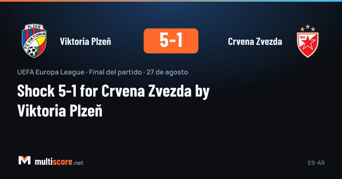 Viktoria Plzeň - Crvena Zvezda