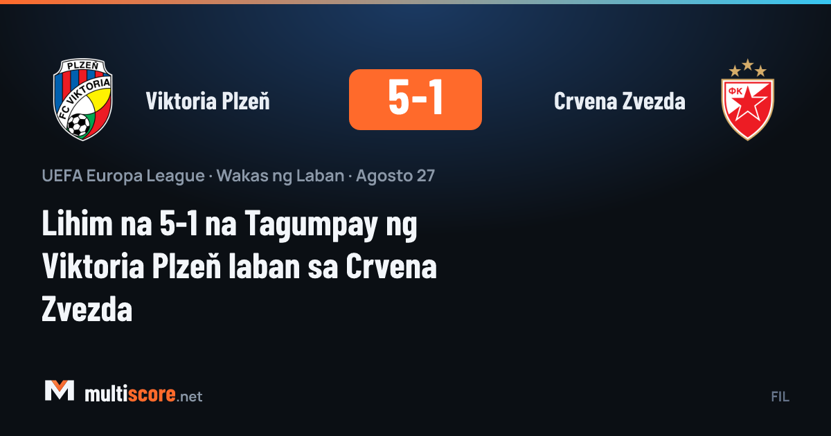 Viktoria Plzeň - Crvena Zvezda