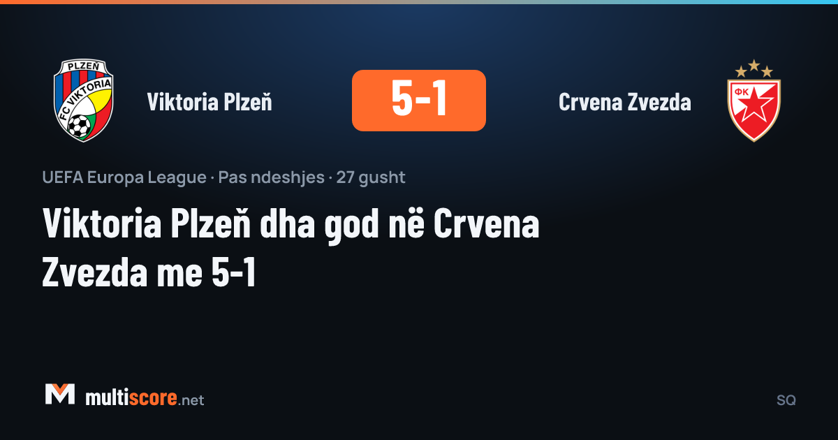 Viktoria Plzeň - Crvena Zvezda