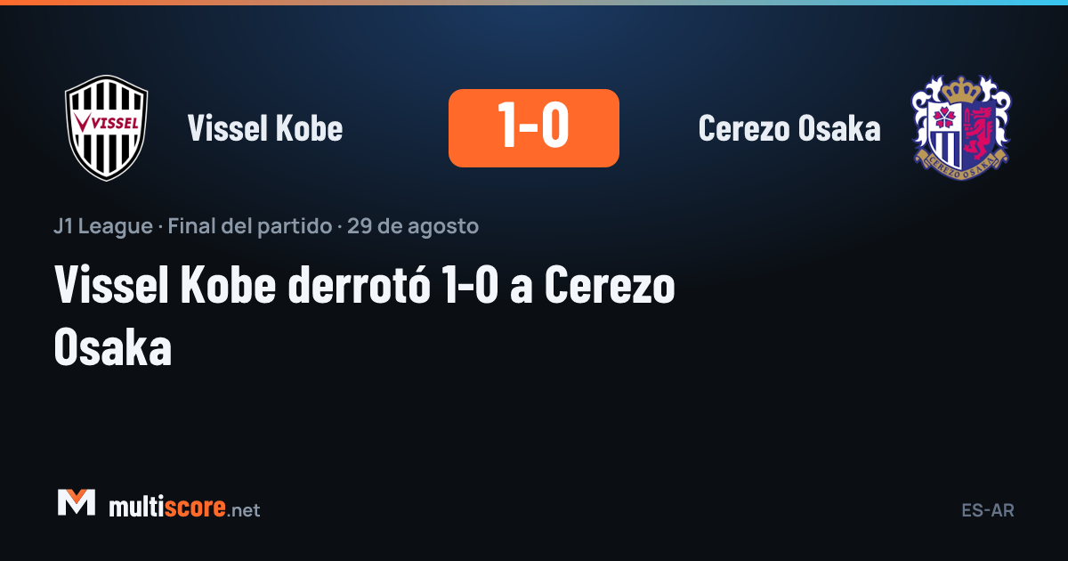 Vissel Kobe - Cerezo Osaka J1 League maçı
