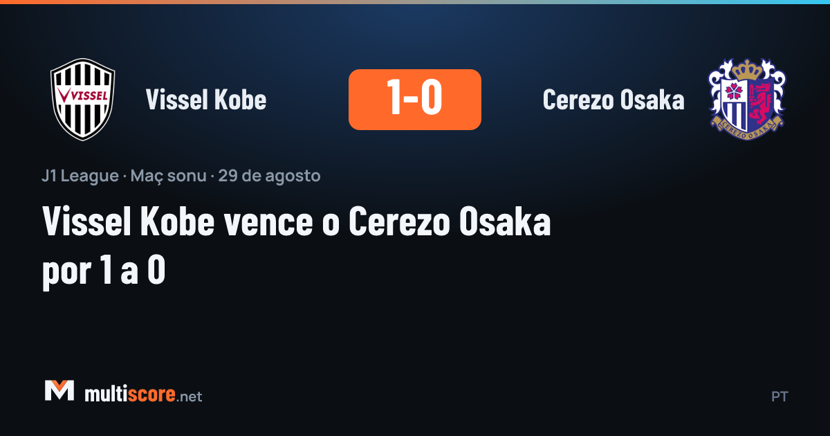 Vissel Kobe - Cerezo Osaka J1 League maçı