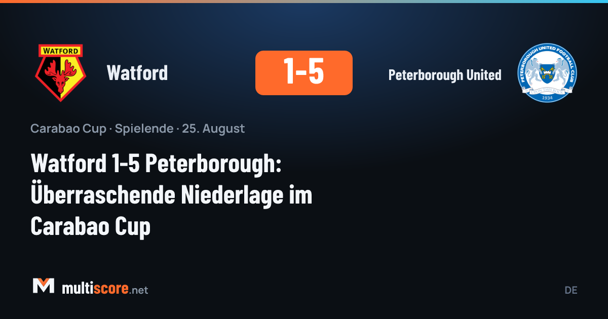 Watford - Peterborough United