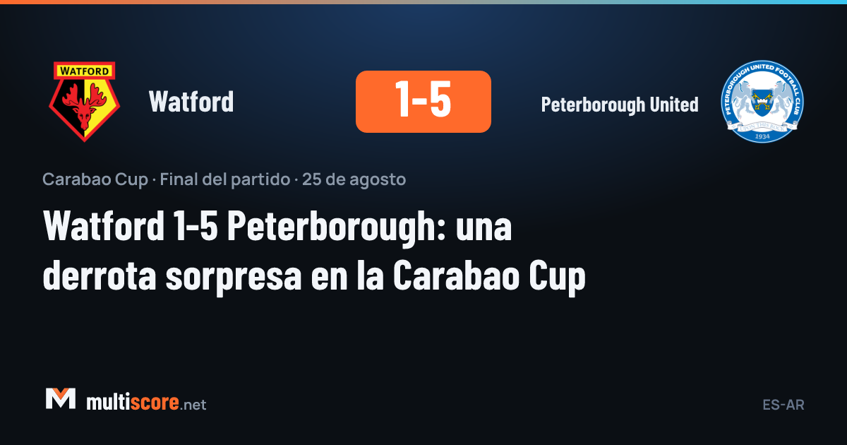Watford - Peterborough United