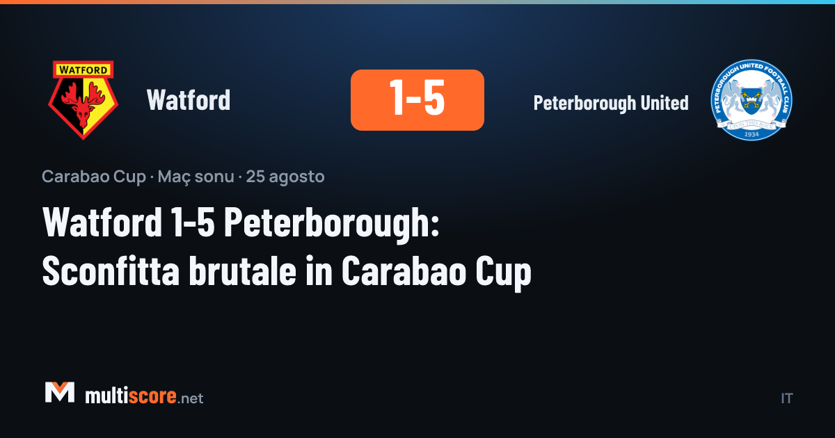 Watford - Peterborough United
