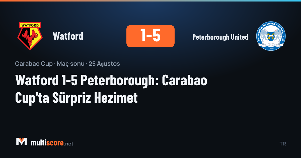 Watford - Peterborough United