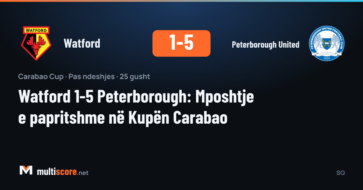 Watford - Peterborough United