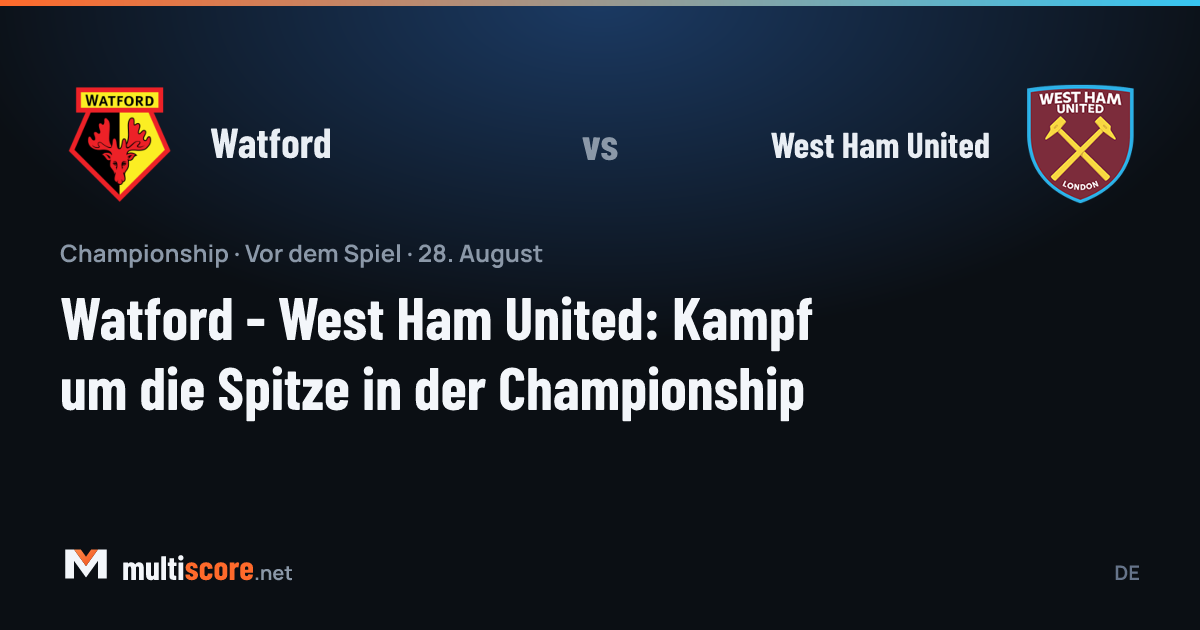 Watford ile West Ham United arasındaki Championship maçı öncesi Vicarage Road'da atmosfer