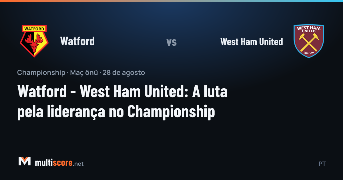 Watford ile West Ham United arasındaki Championship maçı öncesi Vicarage Road'da atmosfer
