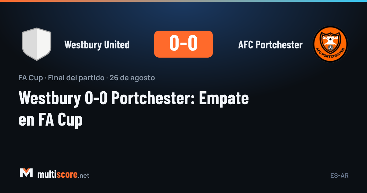 Westbury United - AFC Portchester