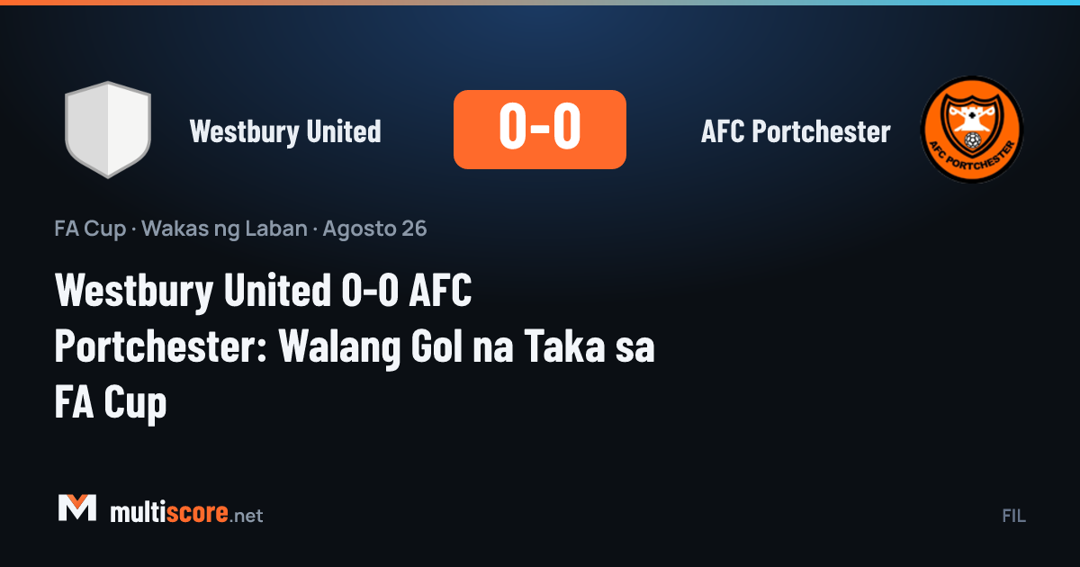 Westbury United - AFC Portchester