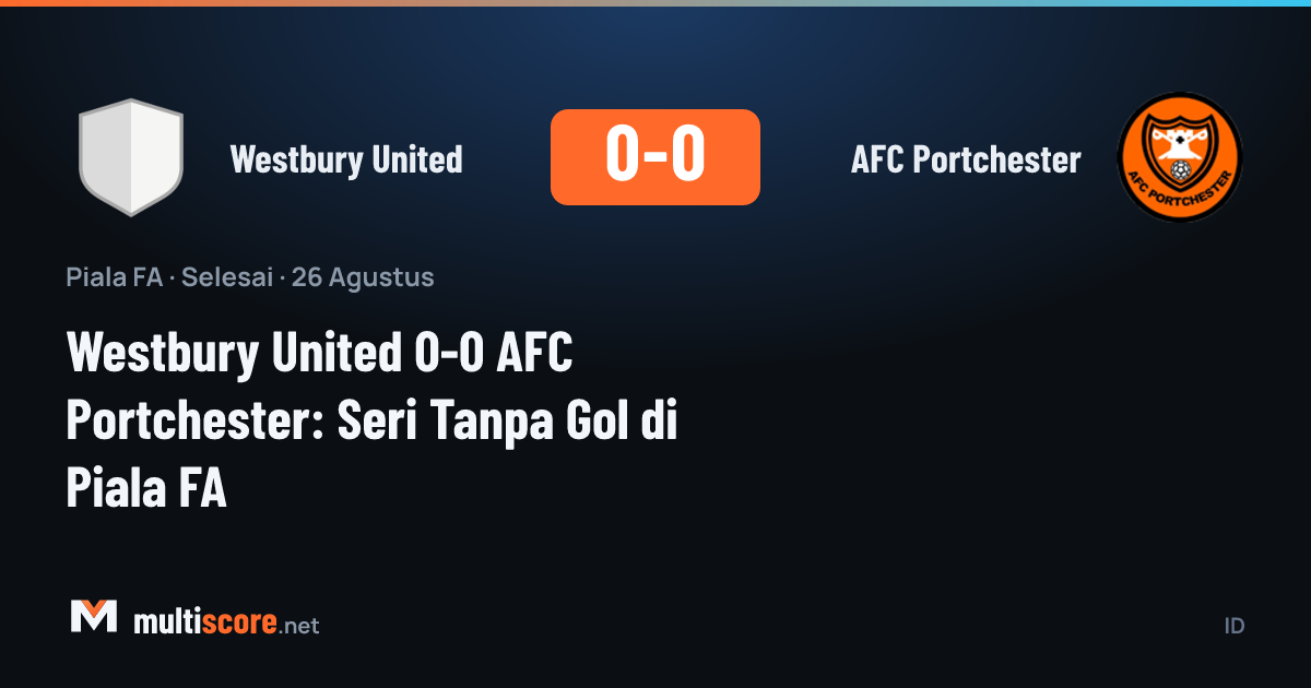Westbury United - AFC Portchester
