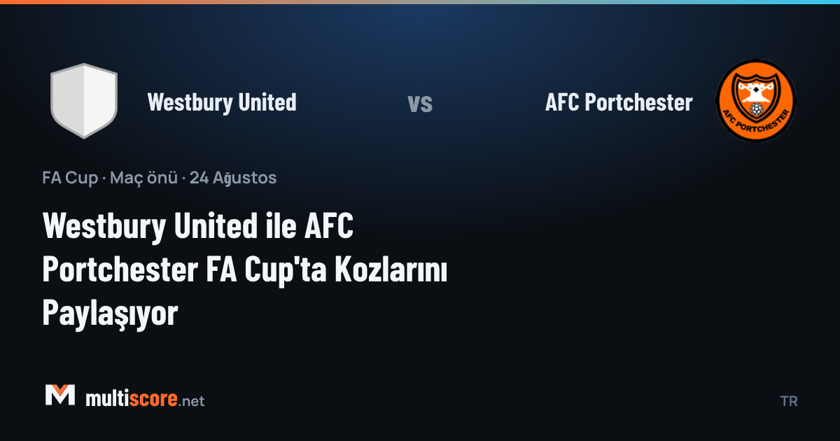Westbury United - AFC Portchester