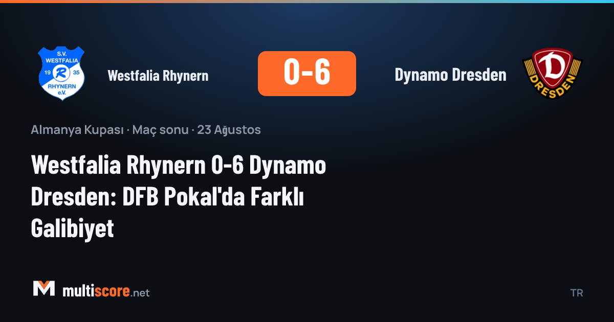 Dynamo Dresden oyuncuları DFB Pokal maçında gol sevinci yaşıyor