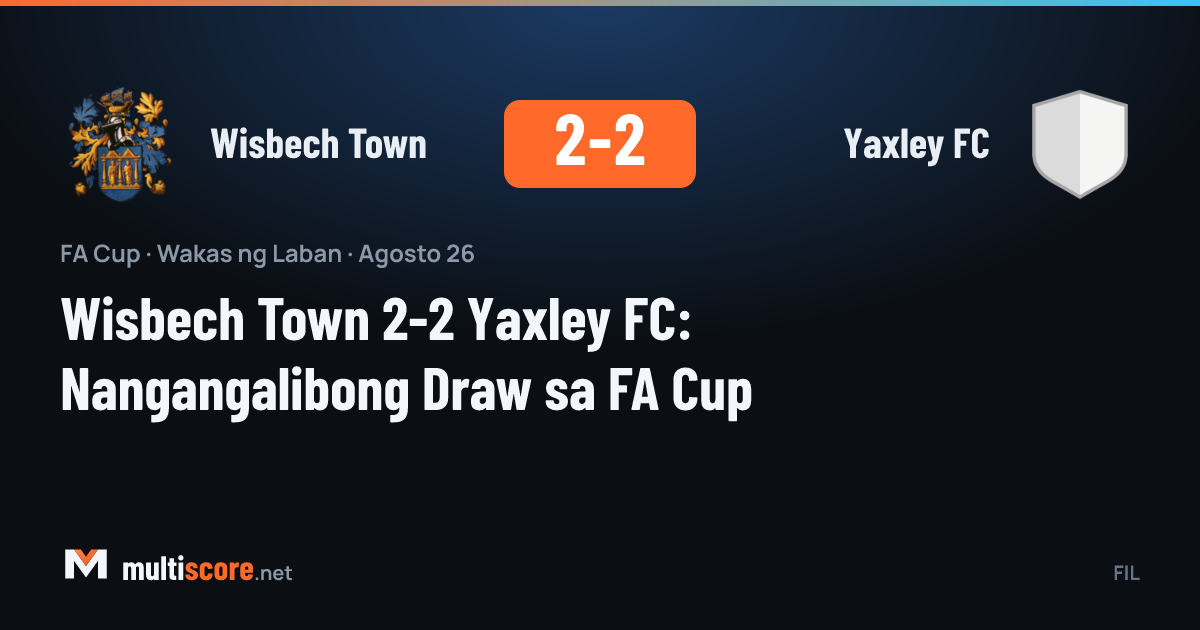 Wisbech Town ve Yaxley FC oyuncuları FA Cup maçında mücadele ediyor