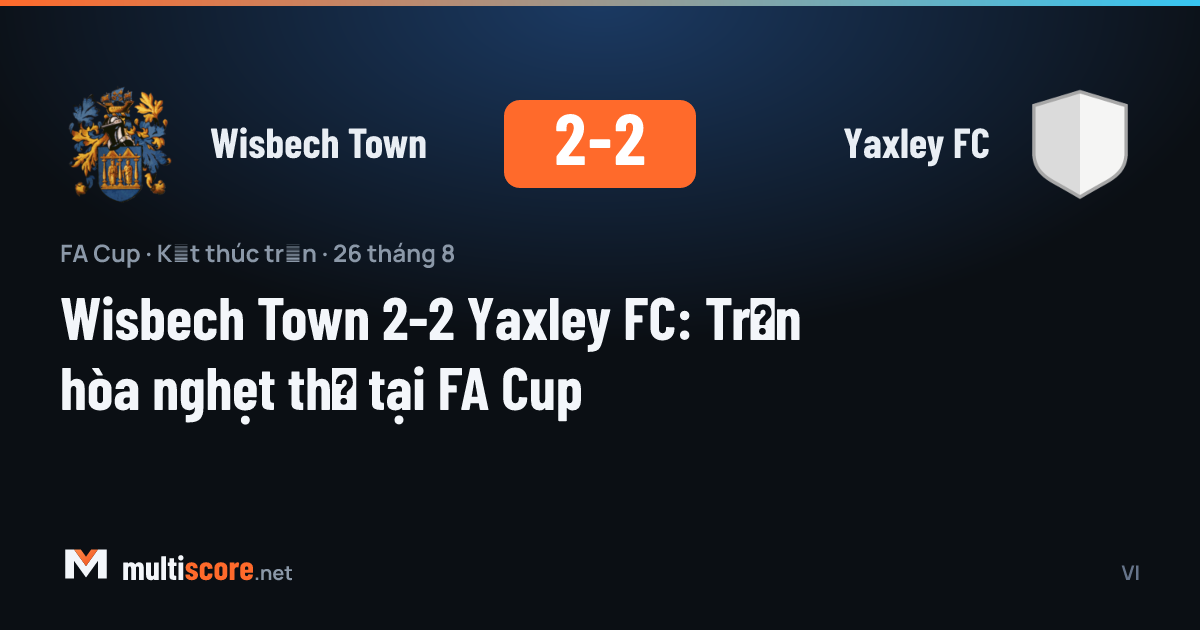 Wisbech Town ve Yaxley FC oyuncuları FA Cup maçında mücadele ediyor
