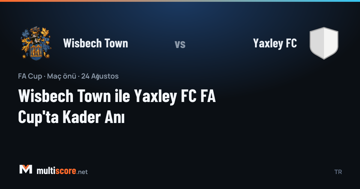 Wisbech Town - Yaxley FC