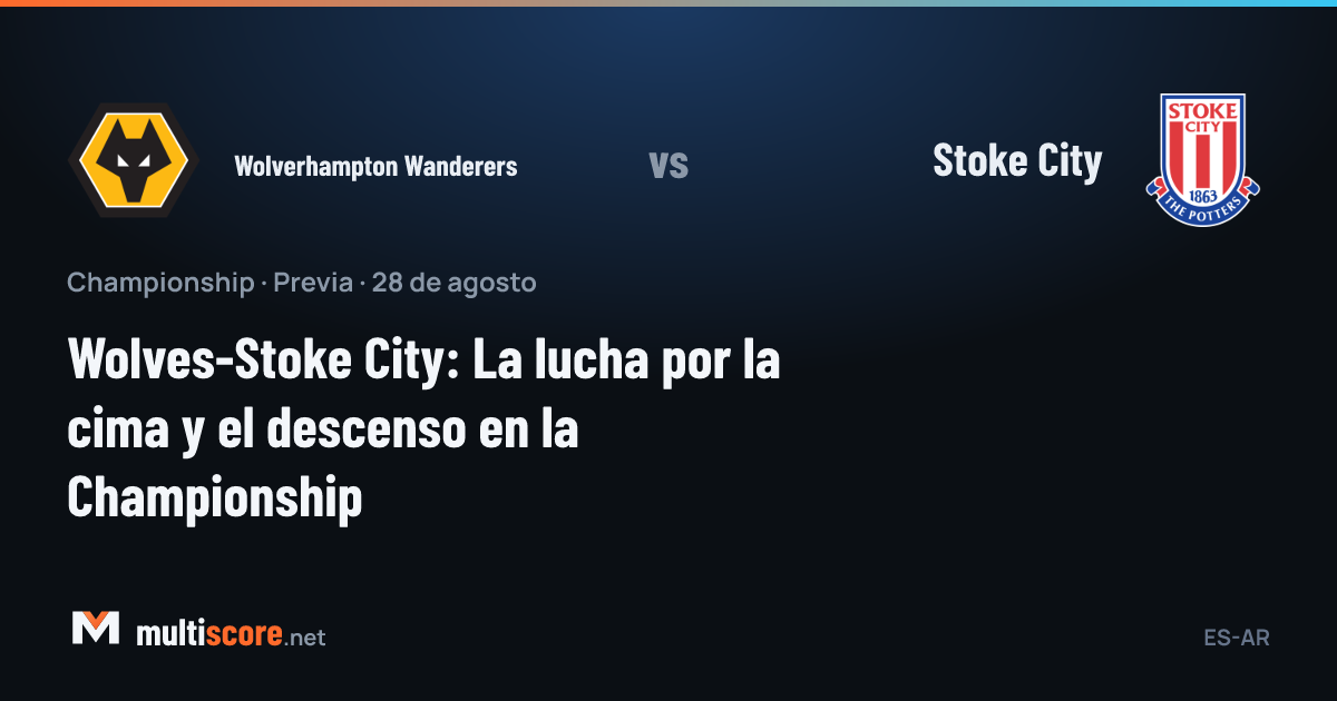 Wolverhampton Wanderers ve Stoke City oyuncuları Championship maçı için sahaya çıkıyor