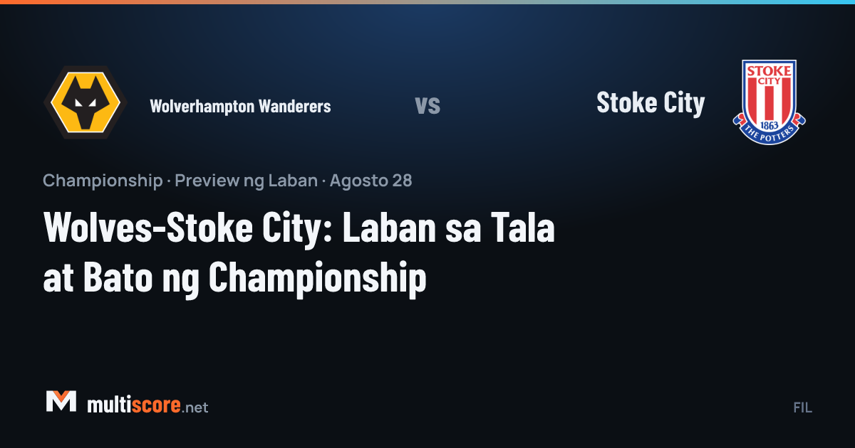 Wolverhampton Wanderers ve Stoke City oyuncuları Championship maçı için sahaya çıkıyor