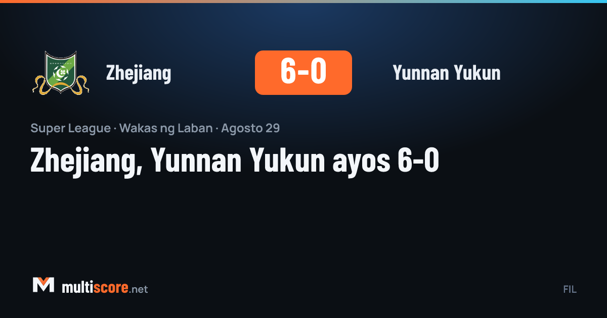 Zhejiang'ın Yunnan Yukun'u 6-0 yendiği Super League maçından bir görünüm